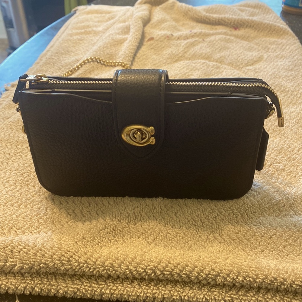 Coach leather small crossbody